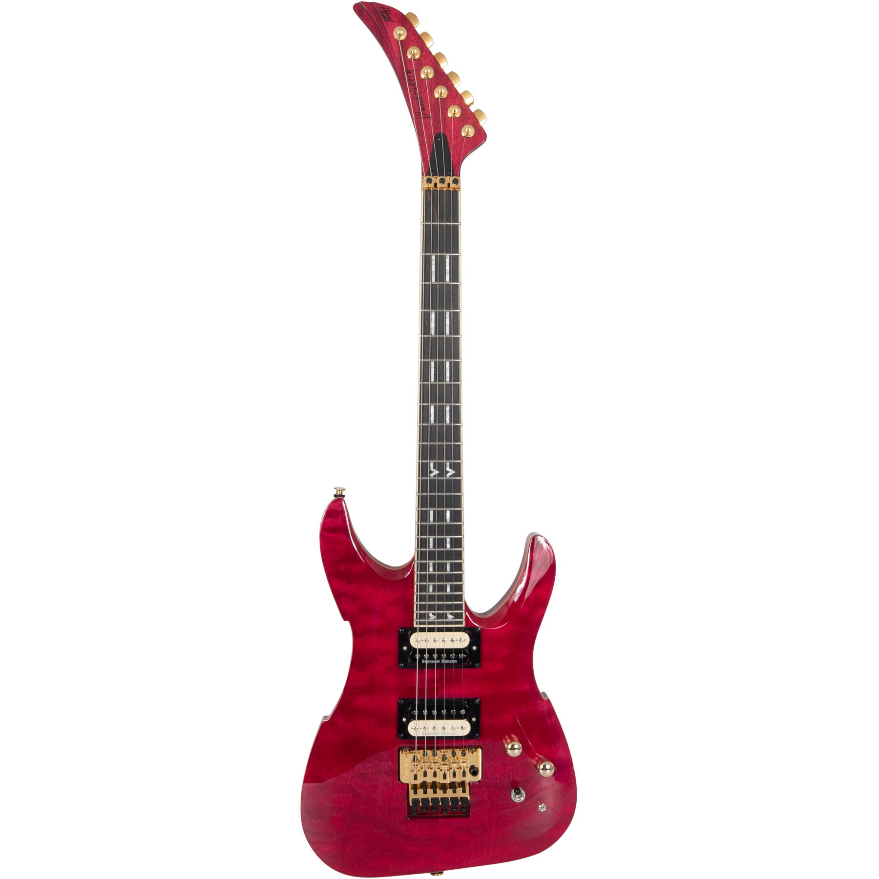 Peavey Adrian Vandenberg Signature Purple Flame Maple elgitarr med fodral