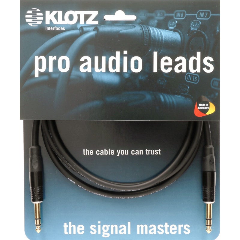 Klotz B-3 B3PP1K1500 Gold-Plated Stereo Jack 3p Cable, 15m