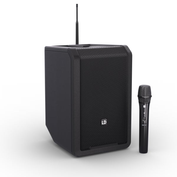 LD Systems ANNY 8 HHD B6 Stage Black met handheld 655-679 MHz