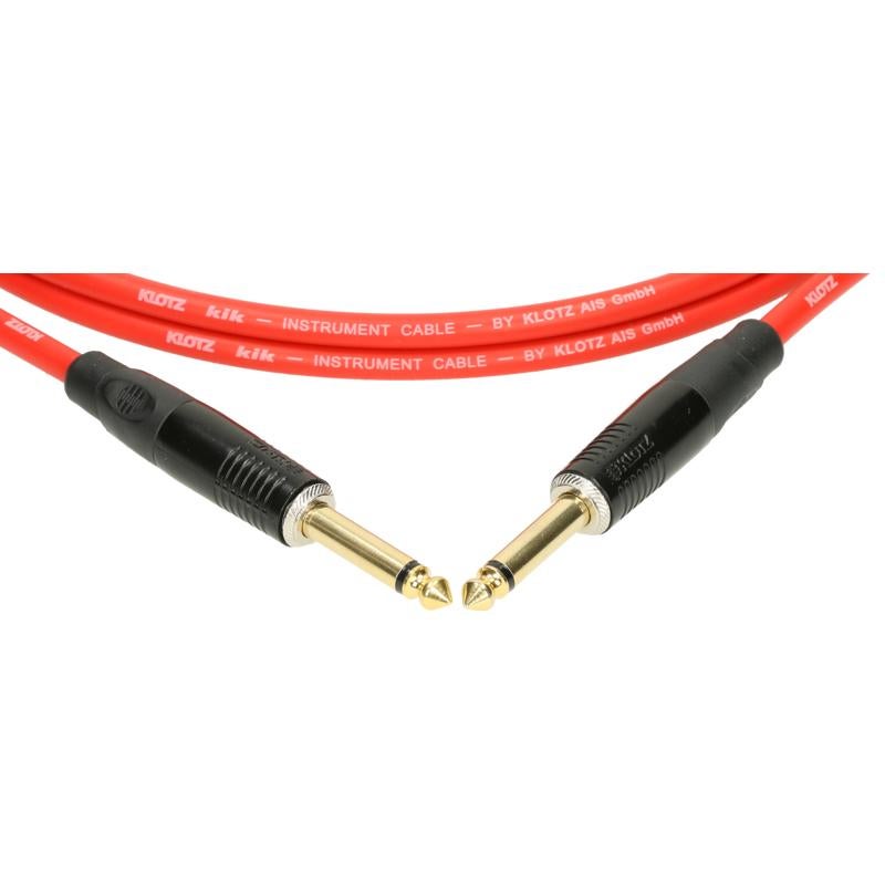 Klotz KIKKG1.5PPRT TS Jack Instrument Cable, 1.5m (Red)