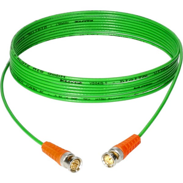 Klotz VU05H DS0 patchkabel UHD/4K BNCslim - BNCslim D&H oranje 0.6 meter