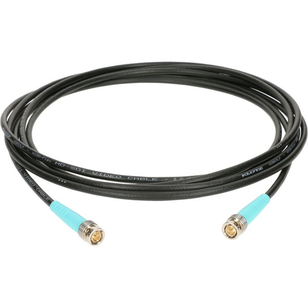 Klotz VU08L videokabel UHD/4K BNCPro - BNCPro D&H turquoise 0.5 meter