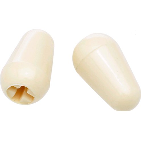 Fender switch tips voor Stratocaster wit (2 stuks)