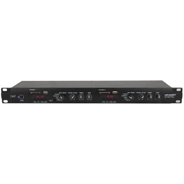 DAP MP-220BT dubbele mediaspeler met bluetooth en omroep-mic interface