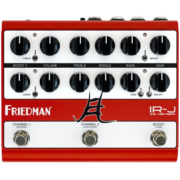 Friedman IR-J Dual Tube Preamp & DI Jake E Lee signature gitaar voorversterker met 12AX7 buizen