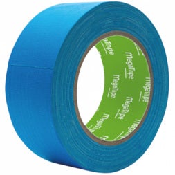 Showgear MegaTape UT120 Fluor Tape fluorescerende gaffa tape 19 mm x 25 m, blauw