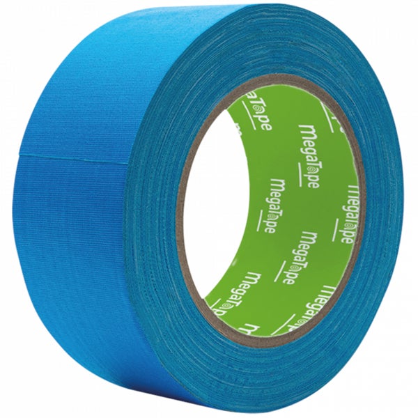 Showgear MegaTape UT120 Fluor Tape fluorescerende gaffa tape 19 mm x 25 m, blauw