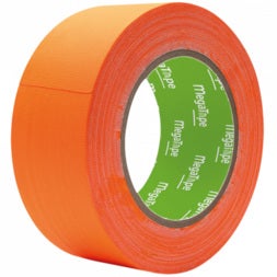 Showgear MegaTape UT120 Fluor Tape fluorescerende gaffa tape 19 mm x 25 m, oranje