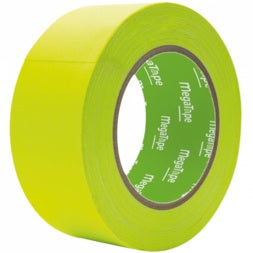 Showgear MegaTape UT120 Fluor Tape fluorescerende gaffa tape 25 mm x 25 m, geel