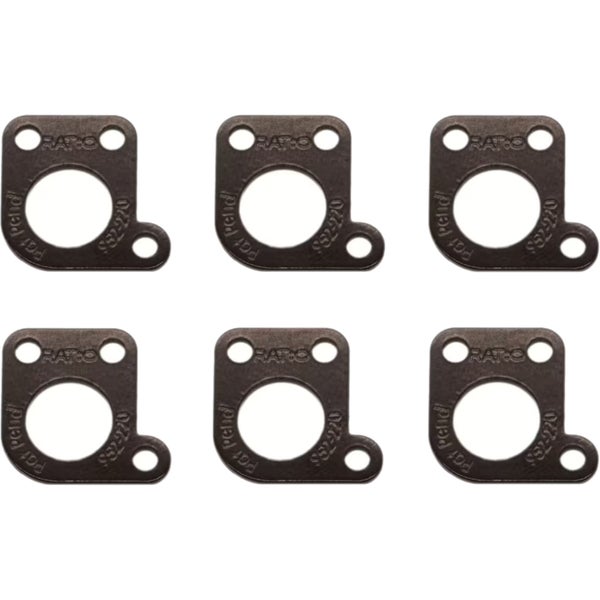 Graph Tech PRT-952-220-B0 Ratio InvisoMatch Schaller Style Mounting Plates Offset 90° Black (set van 6)
