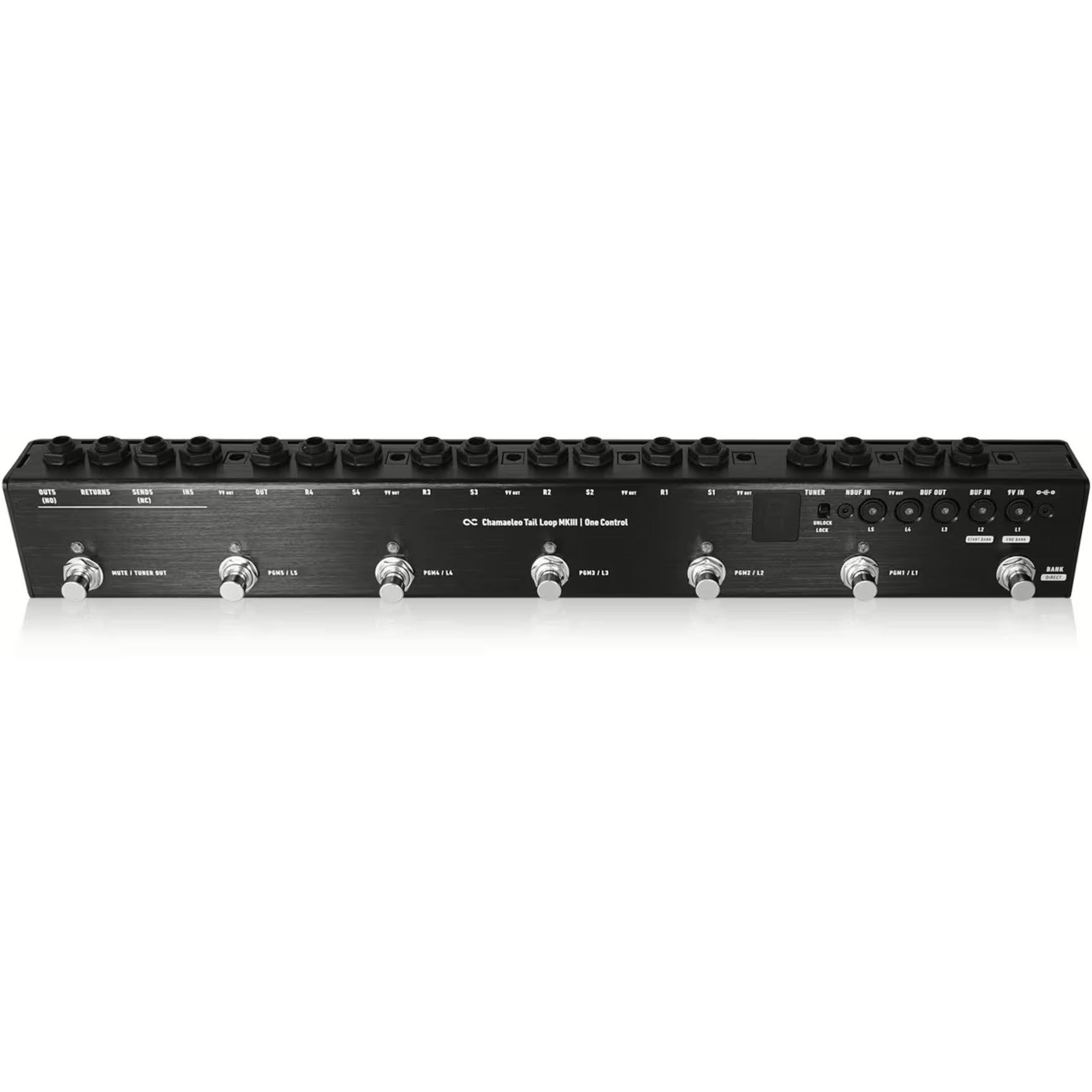 One Control Chamaeleo Tail Loop MKIII programmeerbare 5-kanaals loop switcher