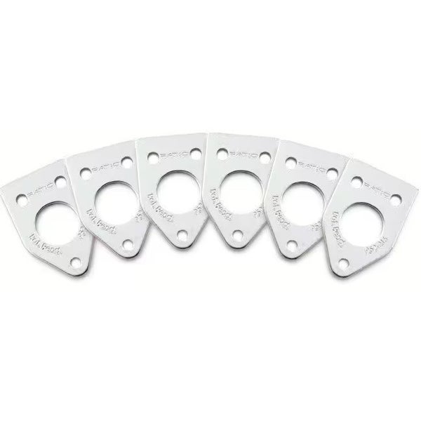 Graph Tech PRT-952-216-AL Ratio InvisoMatch Mounting Plates 90 Degree Screw Hole Aluminum (set van 6)