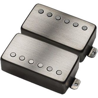EMG JH "HET" Set James Hetfield Brushed Black Chrome F-Spaced actieve gitaarelementen (set van 2)