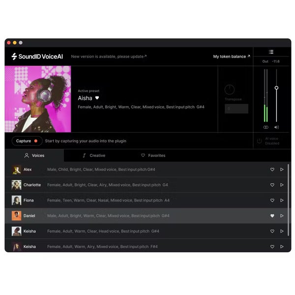 Sonarworks SoundID VoiceAI Medium Token Pack 180.000 tokens (download)