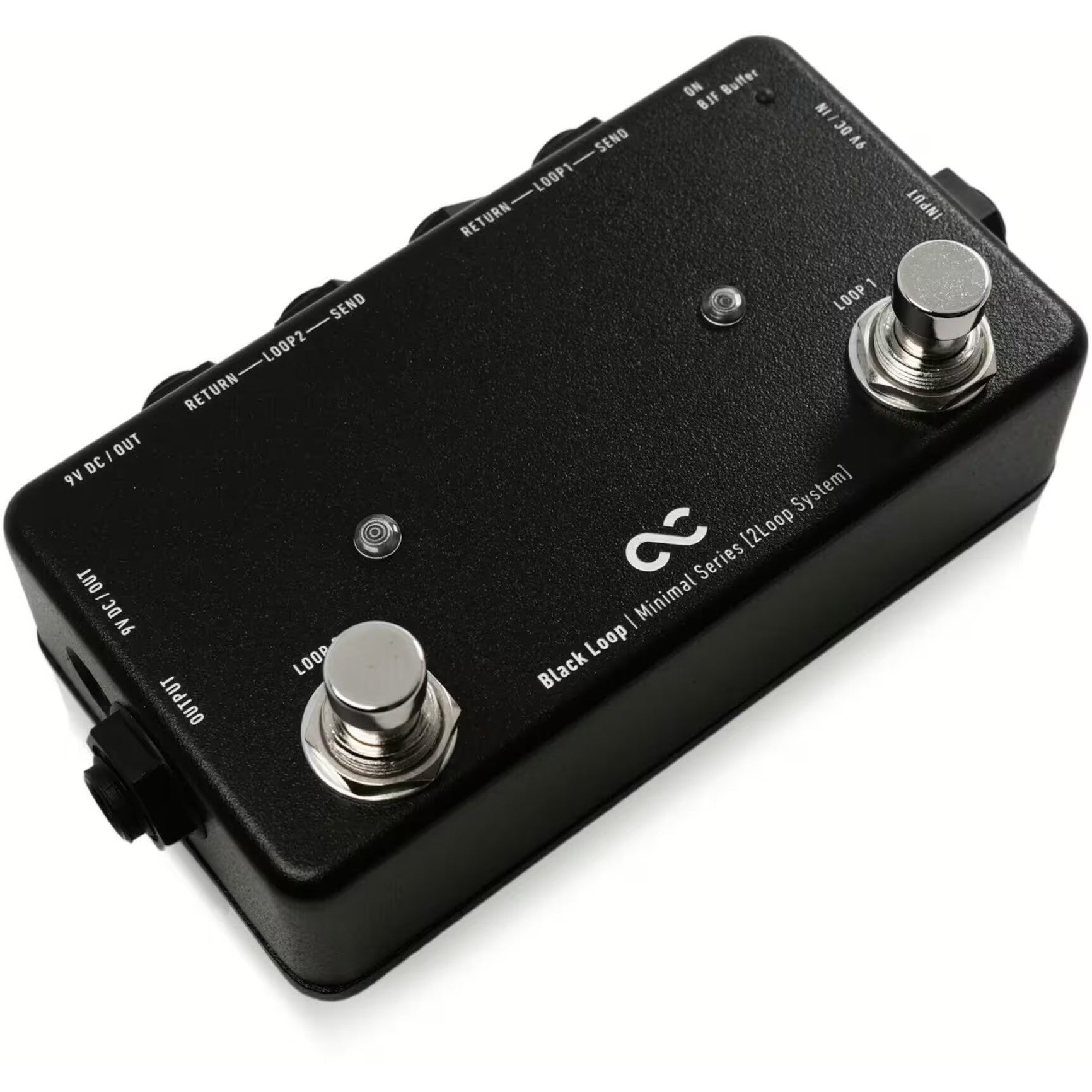 One Control Minimal Series Black Loop met BJF-buffer – A+B-switch / Looper