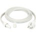 Showgear voedingskabel voor Festoon Light E27, wit