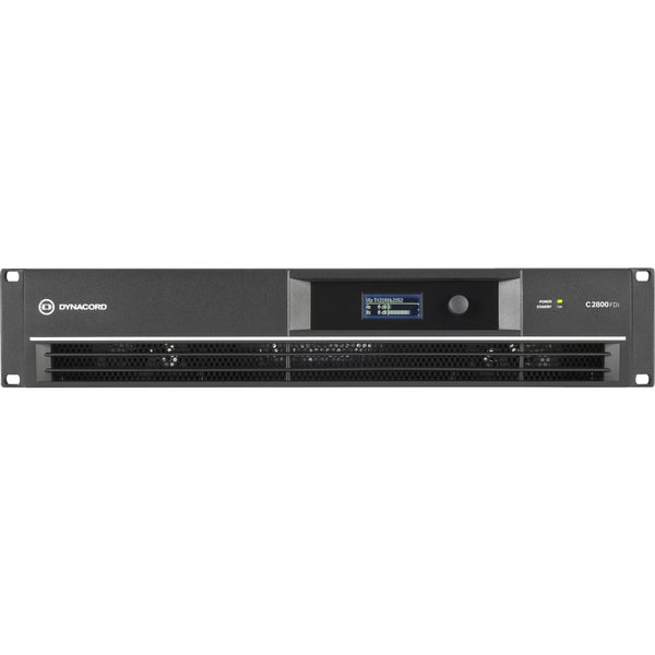 Dynacord C2800FDI-EU 2 x 1400W DSP versterker 70V/100V