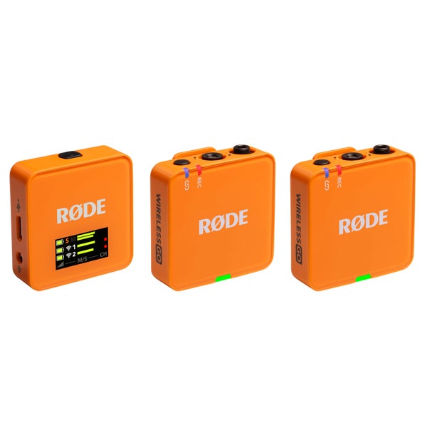 RØDE Wireless Go Gen 3 Orange draadloze dasspeldmicrofoon
