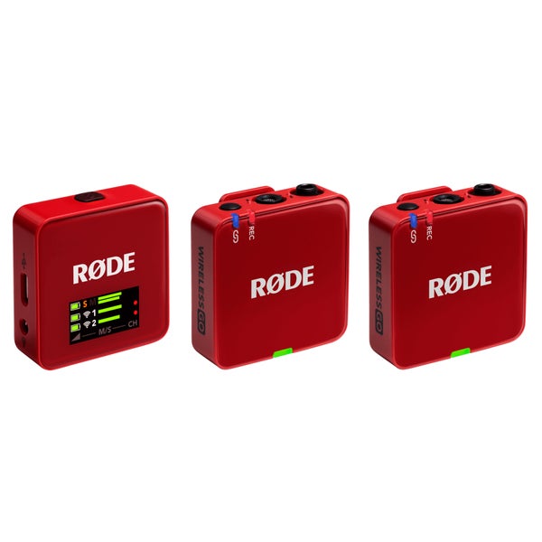 RØDE Wireless Go Gen 3 Red draadloze dasspeldmicrofoon