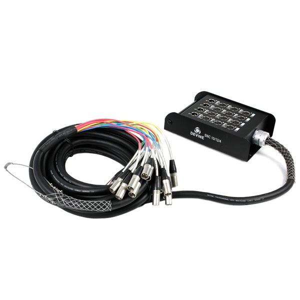 Devine SNC-10-12-4 Stagesnake XLR multikabel 12-weg 10 meter