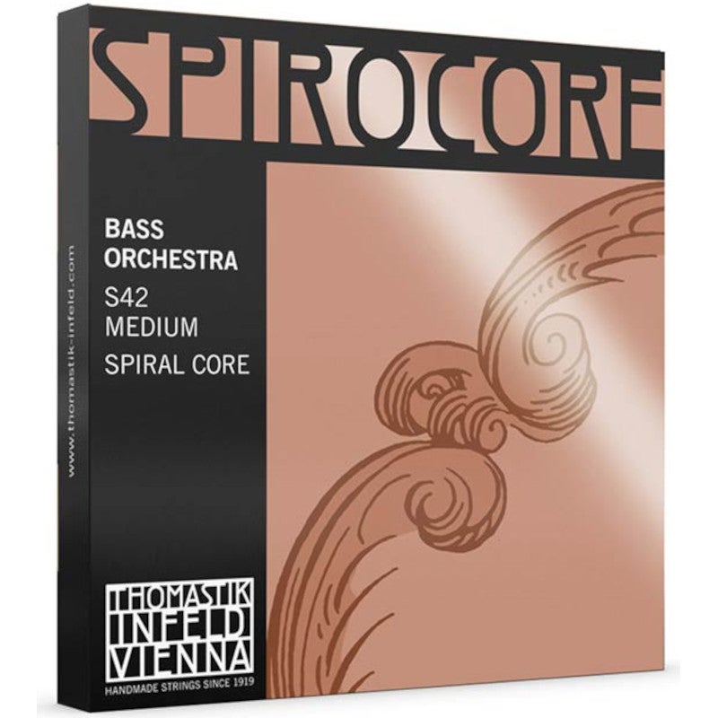 Thomastik-Infeld THS-42 Spirocore set medium snaren voor contrabas 4/4