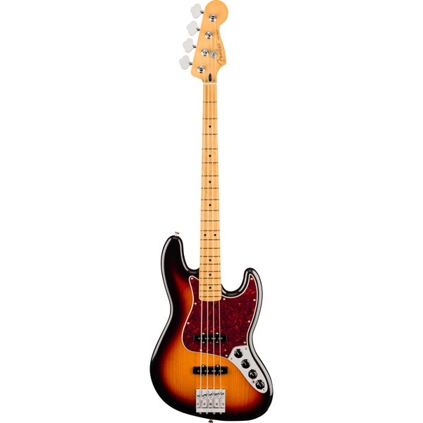 Fender Player II Modified Active Jazz Bass MN 3 Tone Sunburst elektrische basgitaar met gigbag