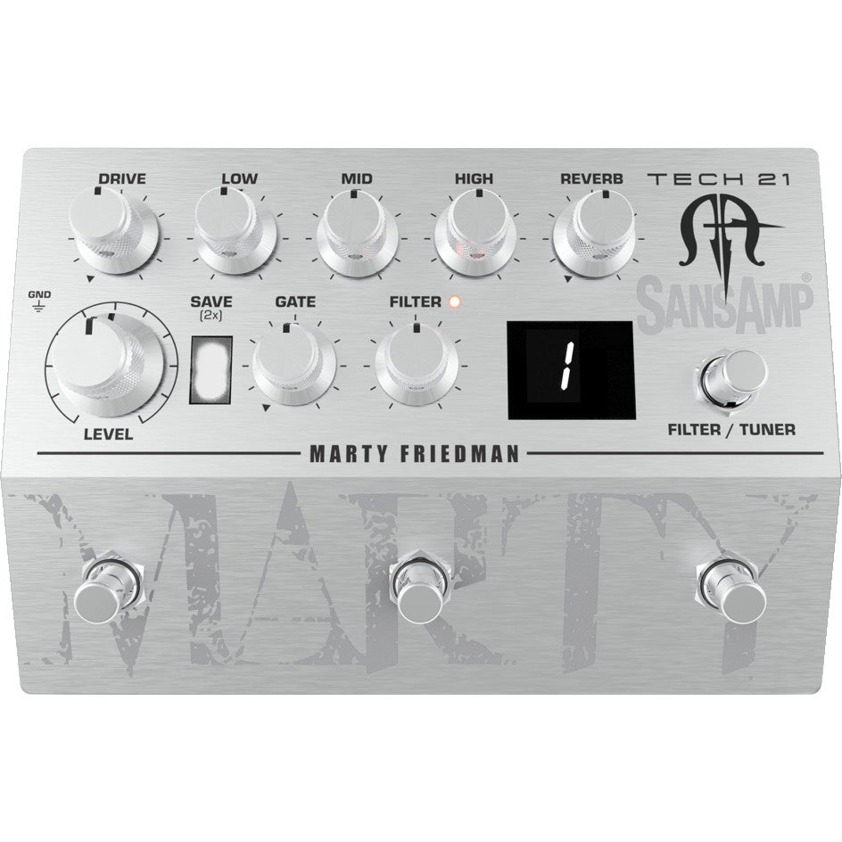Tech 21 Marty Friedman Signature SansAmp Programmable Guitar Preamp