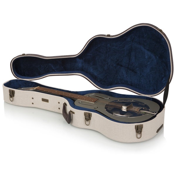 Gator Cases GW-JM-RESO Journeyman Resonator Guitar Deluxe Wood Case koffer voor resonatorgitaren