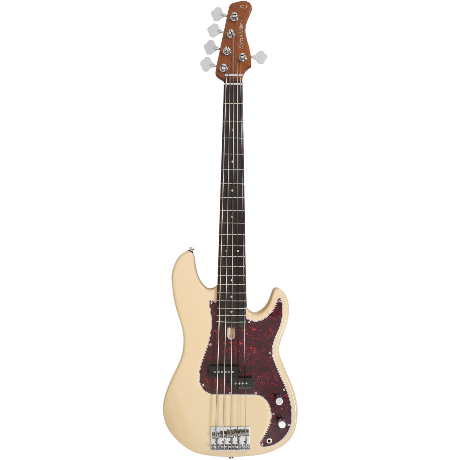Sire Marcus Miller P5R 5-String Vintage White 5-snarige elektrische basgitaar