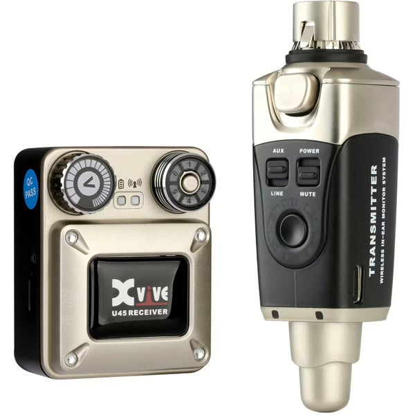 Xvive U45 In-Ear Monitor Wireless System 5.8 GHz draadloze in-ear set