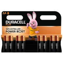 Duracell PowerBoost Alkaline 1.5V LR06 AA Blister 8