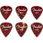 Fender Aero Acrylic Picks 1.25mm plectrums - set van 6