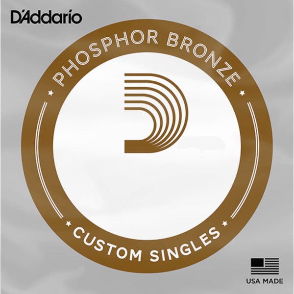 D'Addario PBB065 Phosphor Bronze Acoustic Bass Long Scale .065 enkele basgitaar snaar