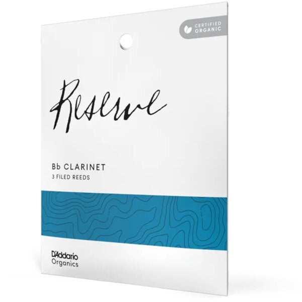D'Addario Woodwinds ODCR0320 Organic Reserve Bb Klarinetrieten, 2.0, 3-pack