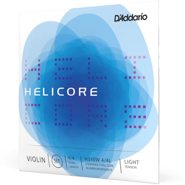 D'Addario H310W 4/4L Helicore Wound E, 4/4 Scale, Light Tension Vioolsnaren set
