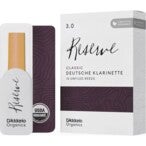 D'Addario Woodwinds ORCR1030D Organic Reserve Deutsche Klarinetrieten, 3.0, 10-pack