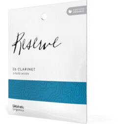 D'Addario Woodwinds ODBR0335 Organic Reserve Eb Klarinetrieten,3.5, 3-pack