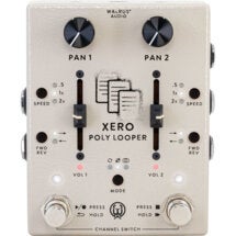Walrus Audio Xero Poly Looper Cream stereo / dual looper effectpedaal