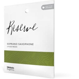 D'Addario Woodwinds ODIR0325 Organic Reserve Sopraansaxofoonrieten, 2.5, 3-pack