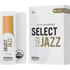 D'Addario Woodwinds ORSF10ASX3H Organic Select Jazz Altsaxofoon rieten, 3 Hard, 10-pack