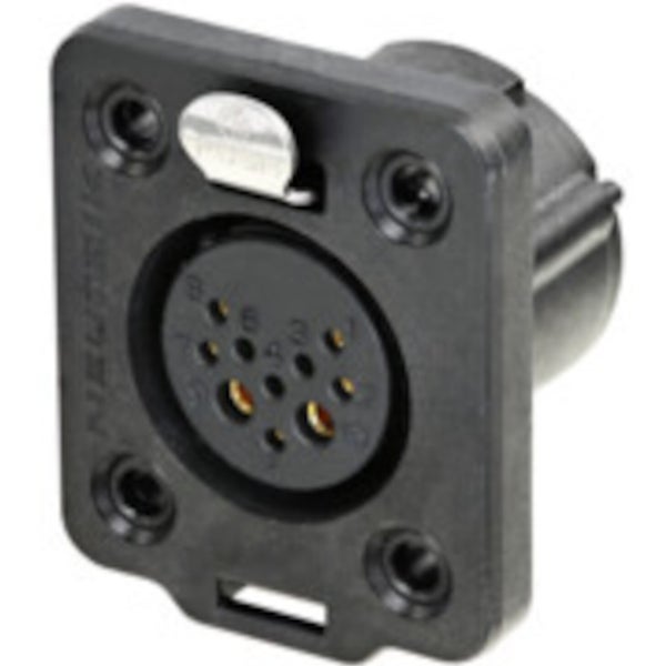 Neutrik NC10FDX-TOP Chass.Con.Female 10POLE Top XLR chassisdeel voor buitengebruik