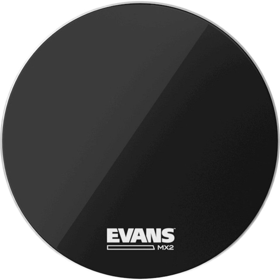 Evans BD28MX2B MX2 Black Marching bassdrumvel 28 inch