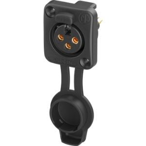 Neutrik NC3FDXX-TOP Chass. Con Female 3POLE Top XLR 3-polig chassisdeel female