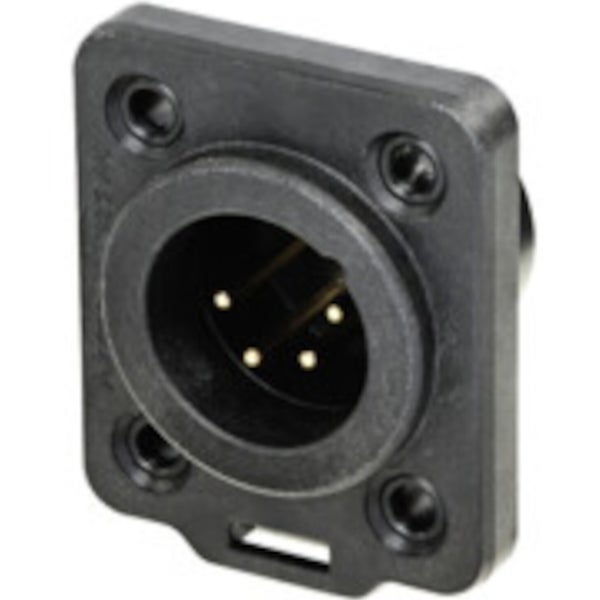 Neutrik NC4MDX-TOP Chass.Con.Male 4POLE Top XLR 4-polige chassisconnector male
