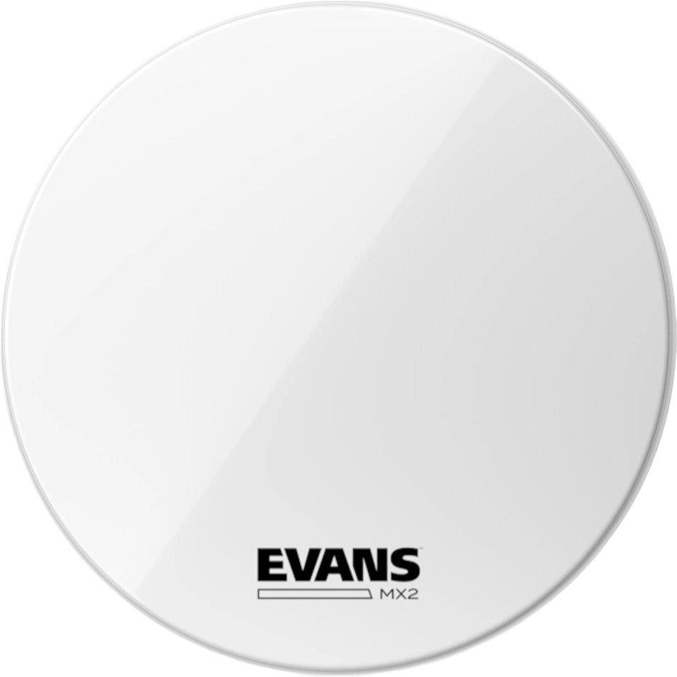 Evans BD32MX2W MX2 White Marching bass drumvel 32 inch