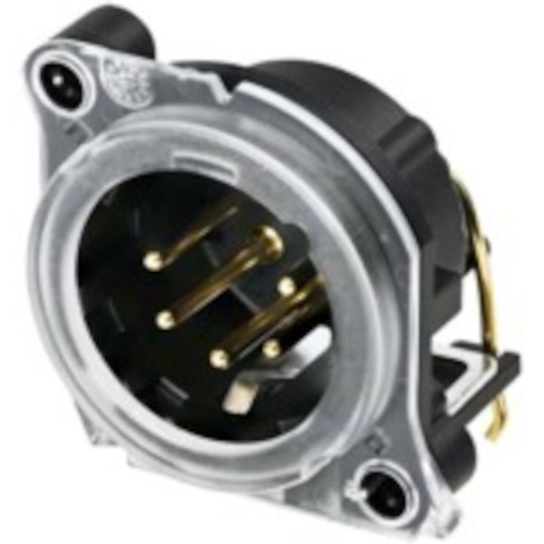 Neutrik NC5MAH-LR Chass.Con. Male 5POLE H LR XLR 5-polig chassisdeel met lichtfunctie