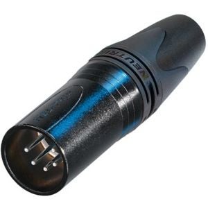 Neutrik NC5MXX-14-BAG Cable Con. Male 5P XX Boot 14 Vijfpolige XLR kabelconnector voor dikke kabels