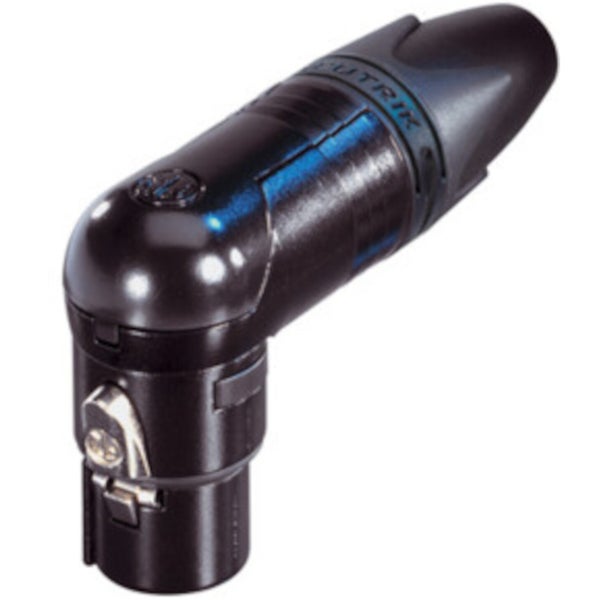 Neutrik NC6MSXX-B R/A Cable Con. Female 7POLE B Haakse vrouwelijke XLR connector