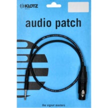 Klotz M4TF1-0030 TT patchkabel met XLR female 0,3m