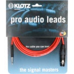 Klotz M4TF3-0200 Patchkabel TT naar XLR 2m